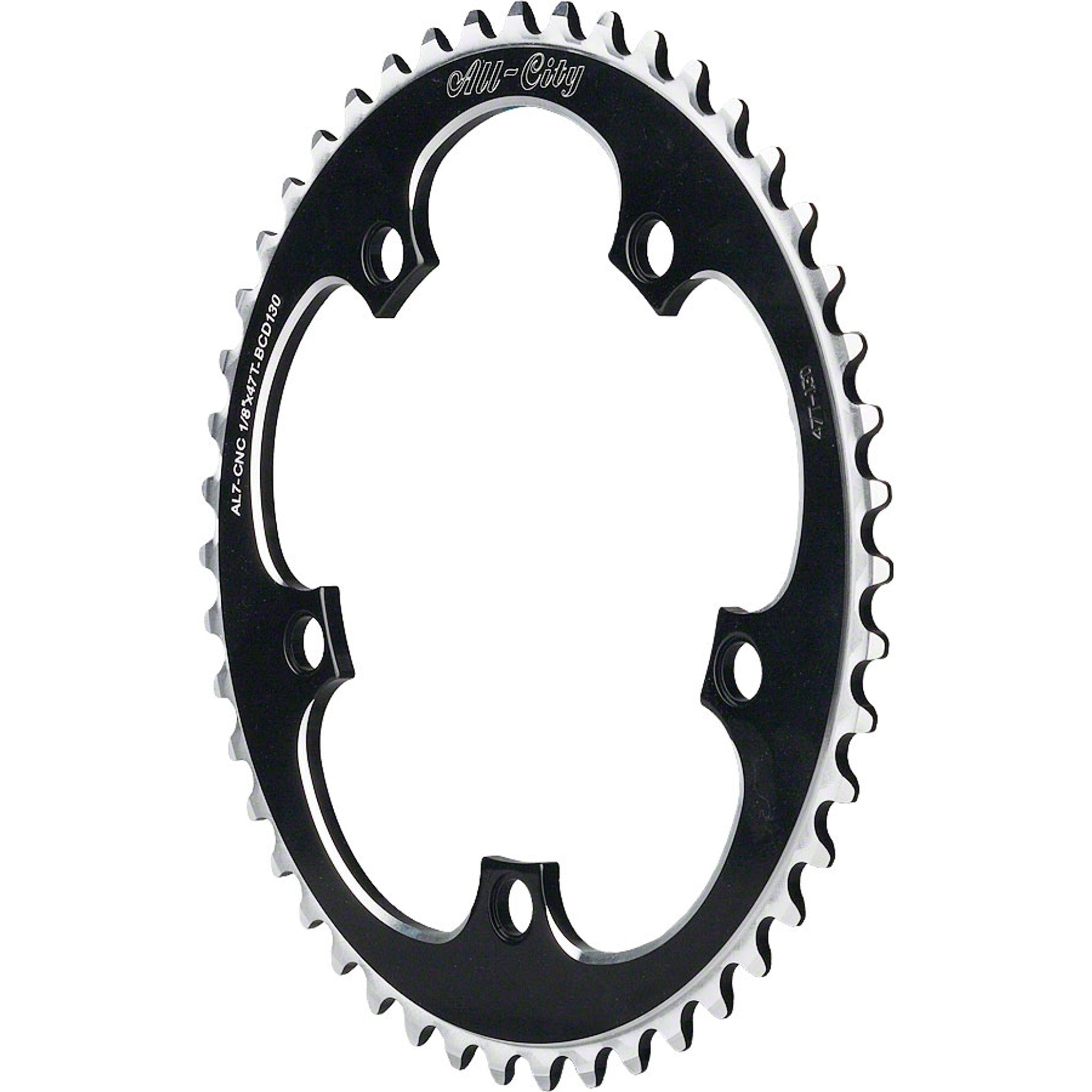 All-City 39T 130 Black 1/8 Messenger Ring
