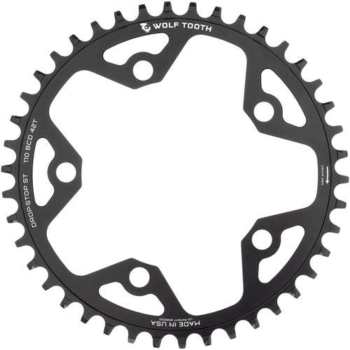 110 BCD 5-Bolt Gravel/CX/Road Chainring for 12-Speed Shimano HG+ Chain