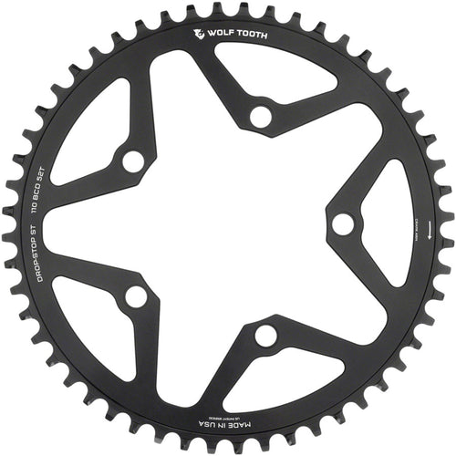110 BCD 5-Bolt Gravel/CX/Road Chainring for 12-Speed Shimano HG+ Chain