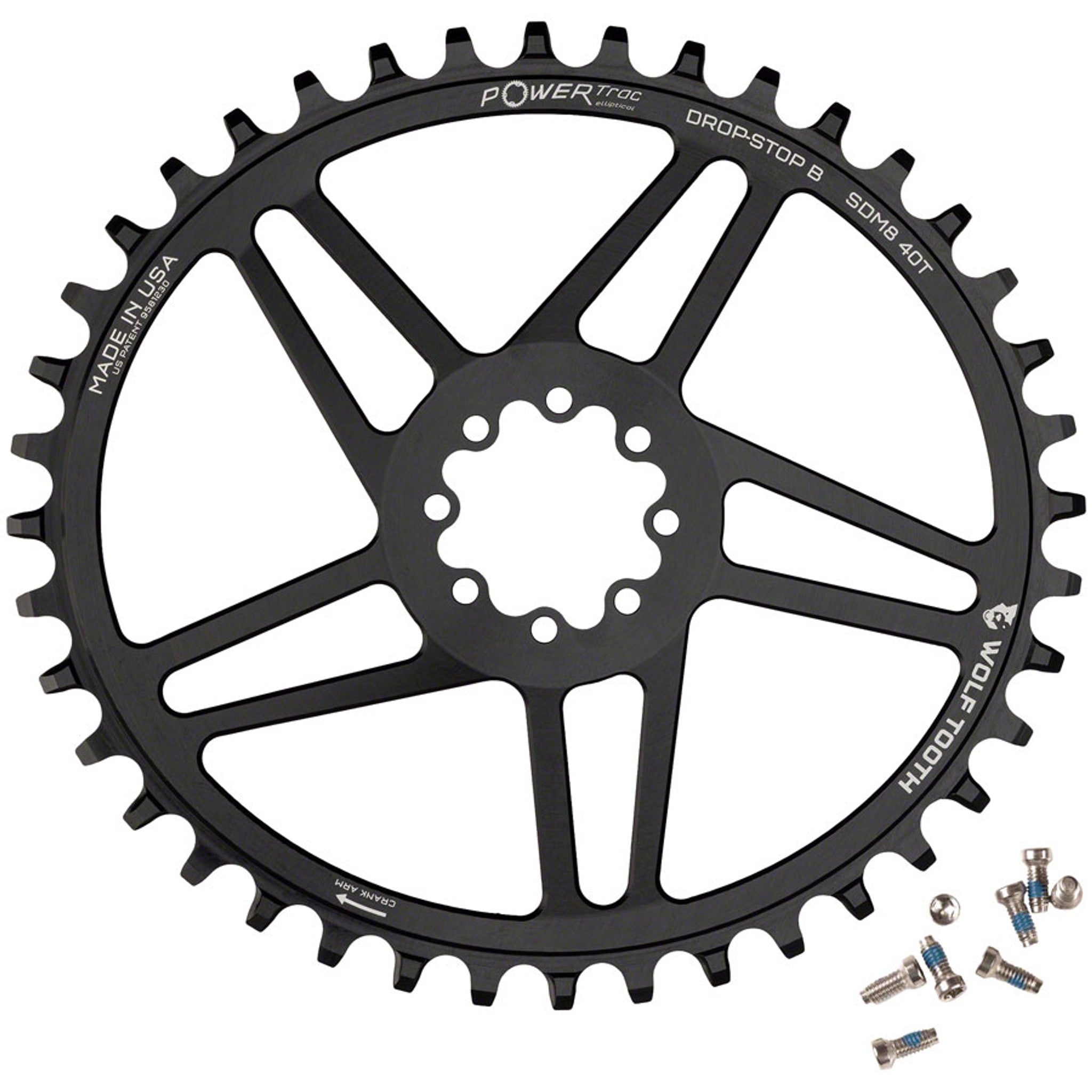 SRAM Elliptical 8-Bolt Direct Mount Chainrings