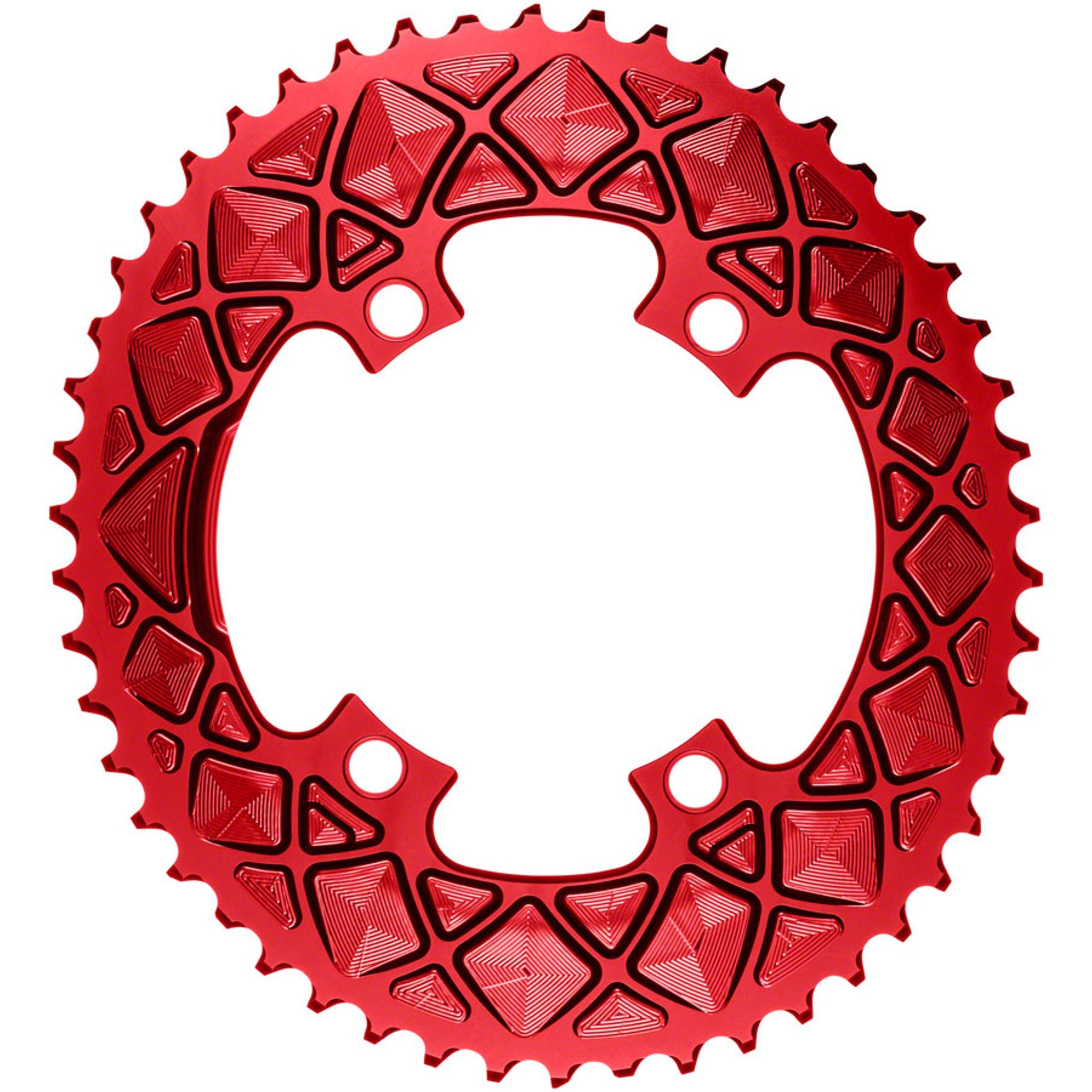 Premium Oval 110 BCD 4-Bolt Road Chainring for Shimano 9000/6800/5800
