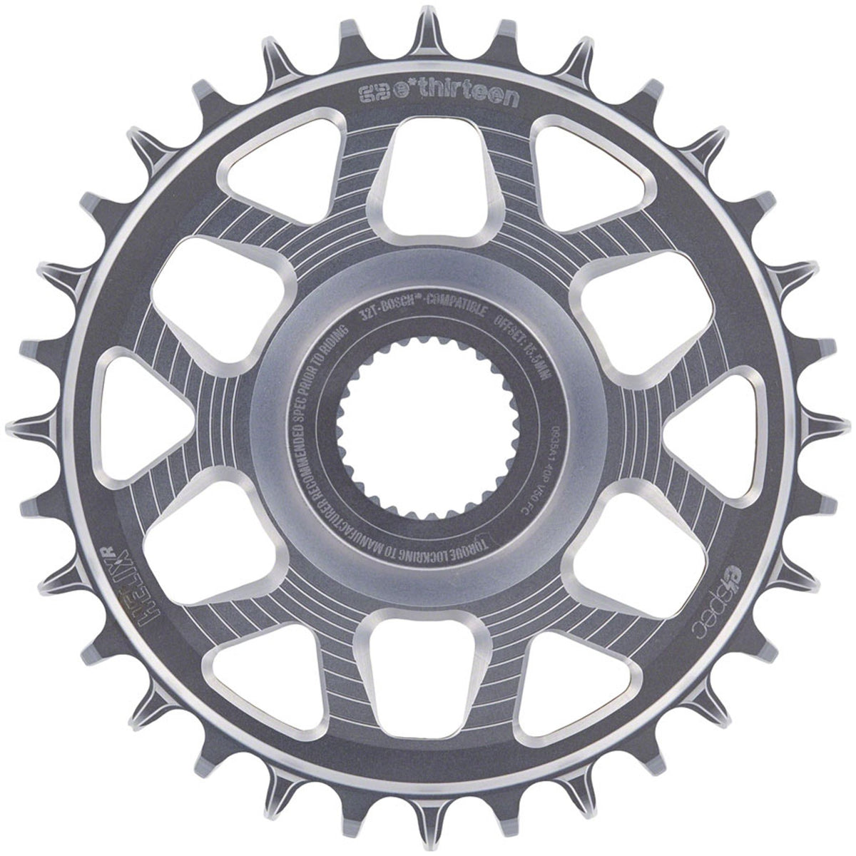 Helix Race E*Spec Bosch SX and Gen 4 CX Aluminum Chainring
