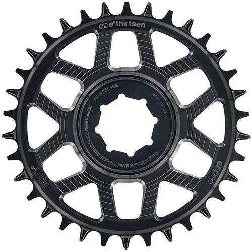 Helix Race e*spec  Chainring - Turbo Levo 2.1/2.2, 9mm offset, 34T, 11/12 Speed, Black