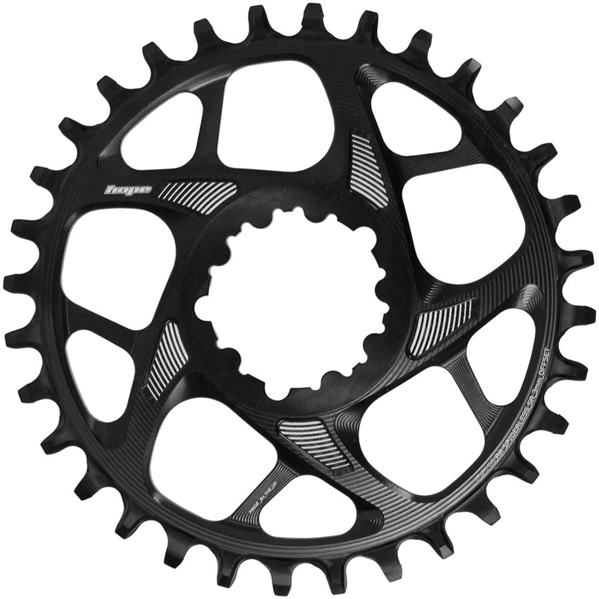 Spiderless SRAM Direct Mount Retainer Chainring