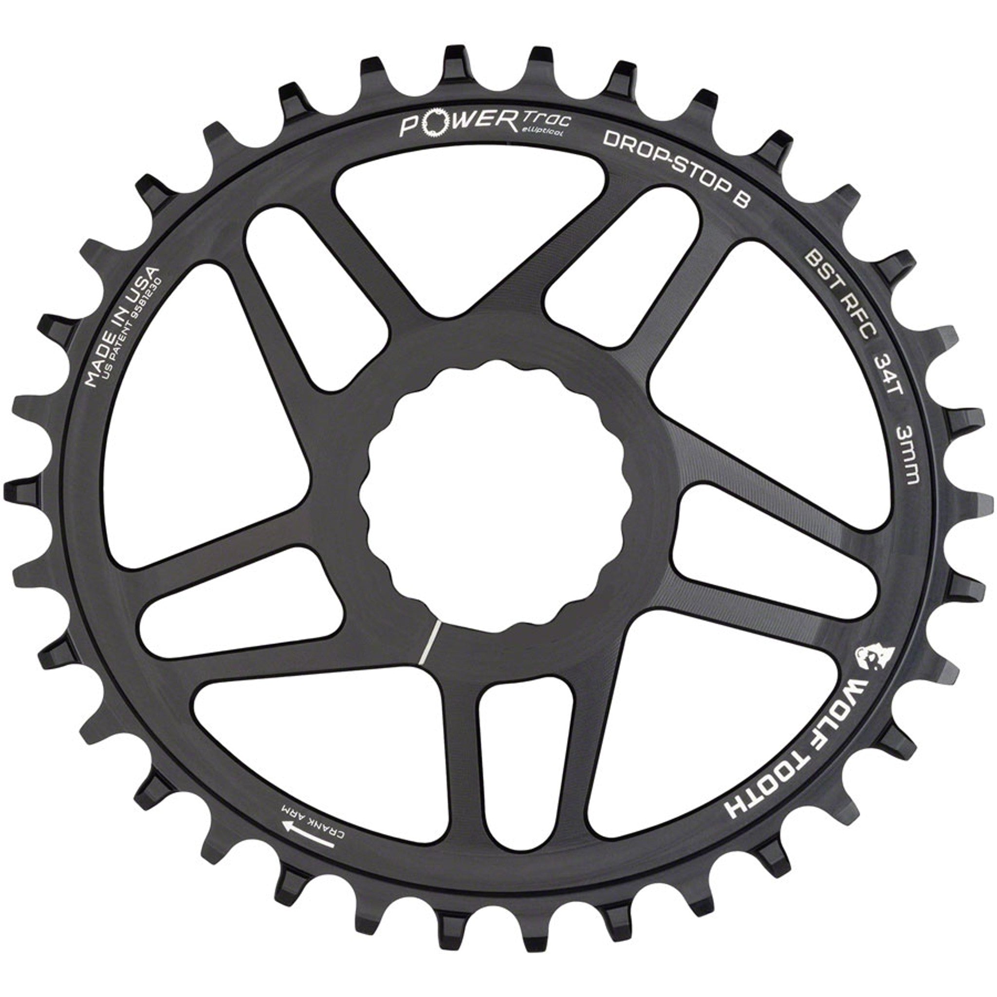 Elliptical RaceFace / Easton CINCH Direct Mount Mountain Chainrings