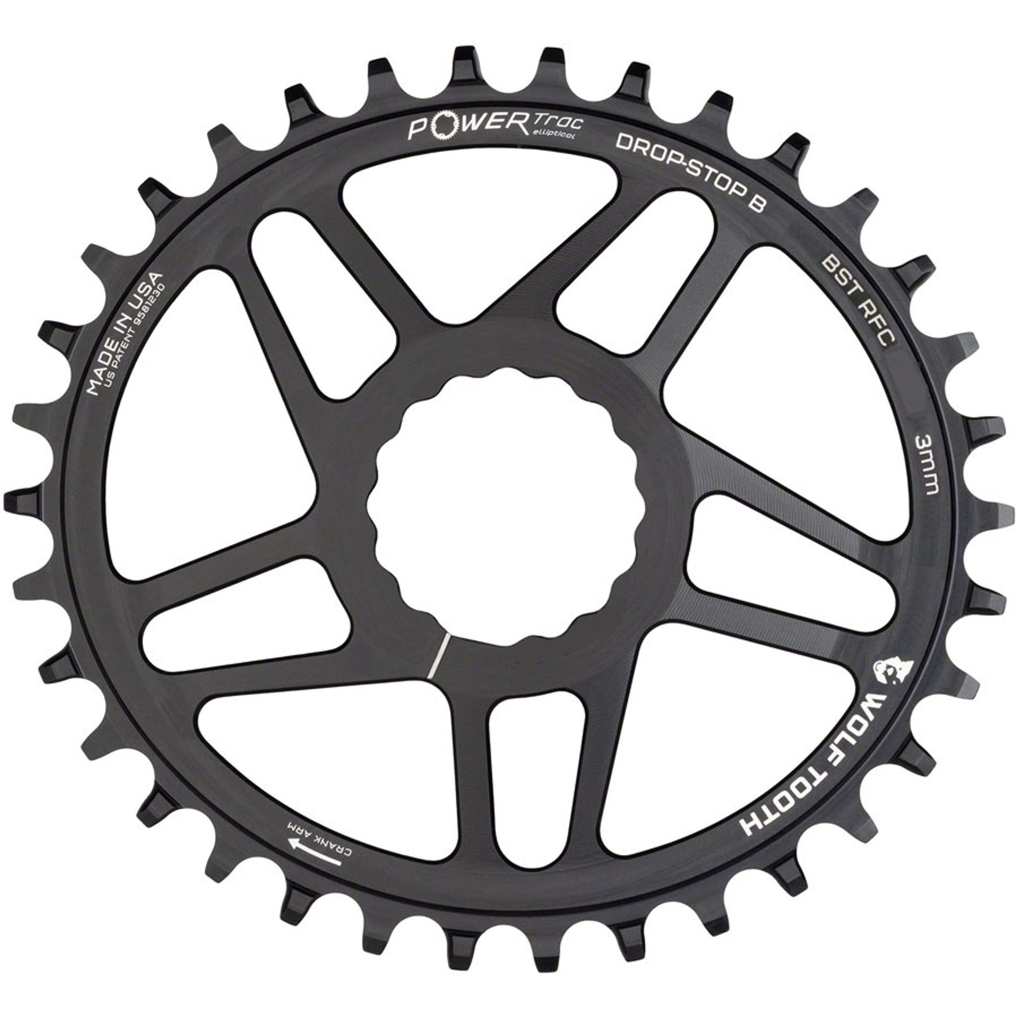 Elliptical RaceFace / Easton CINCH Direct Mount Mountain Chainrings