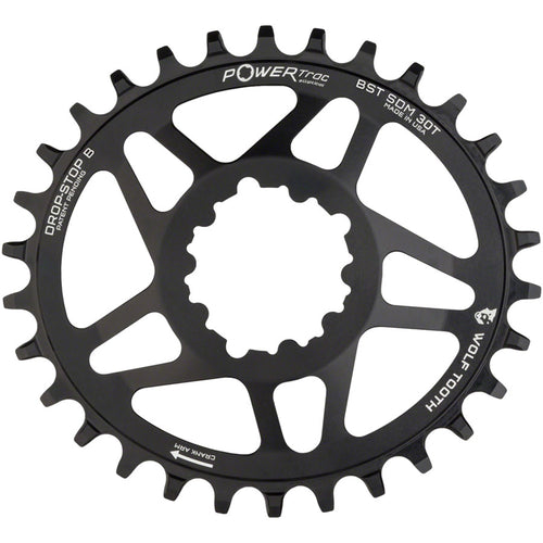 PowerTrac Elliptical SRAM 3-Bolt Direct Mount Chainrings