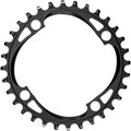 Round 104 BCD Chainring - 32t, 104 BCD, 4-Bolt, Narrow-Wide, Black