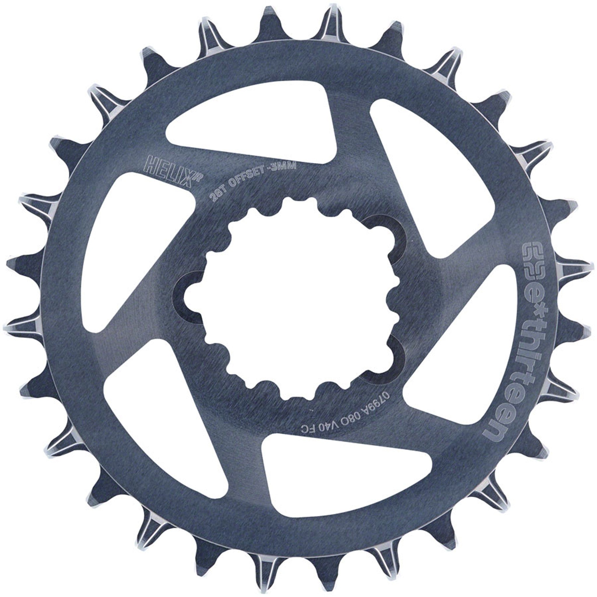 Helix Race SRAM 3-Bolt Direct Mount Chainring