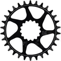 e*thirteen Helix Guidering - 30t, 10/11/12-Speed, 52/55mm Flip Flop CL, 3/5mm Offset, e*thirteen DM, Black