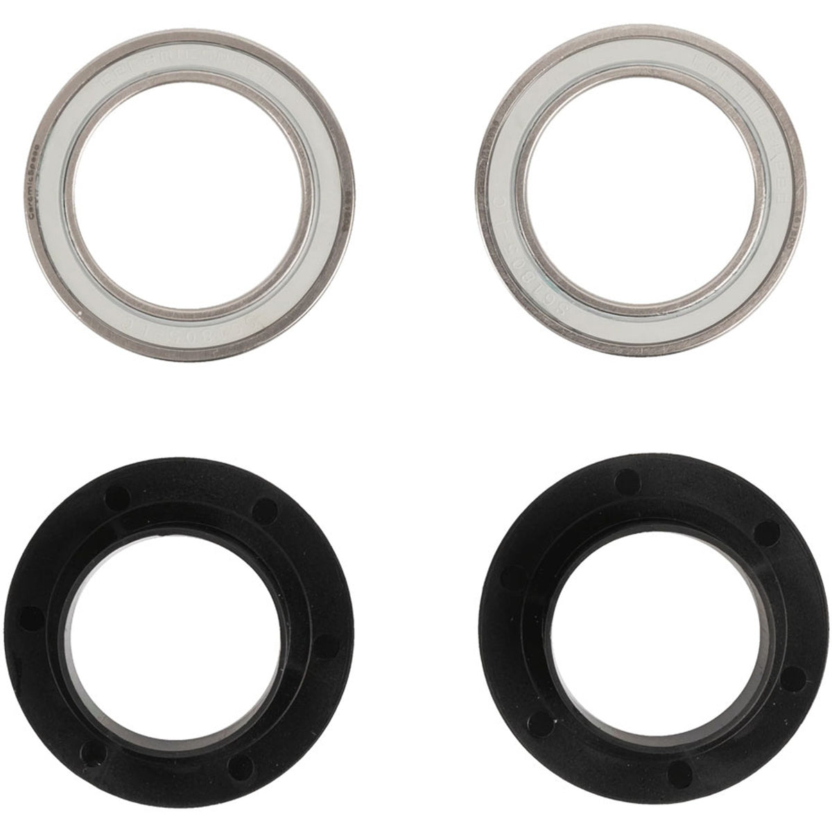 CeramicSpeed BB ALPHA Bottom Bracket Bearing Kit - For BB90, Compatible with 24mm/Shimano Spindle, Road Optimized, Black