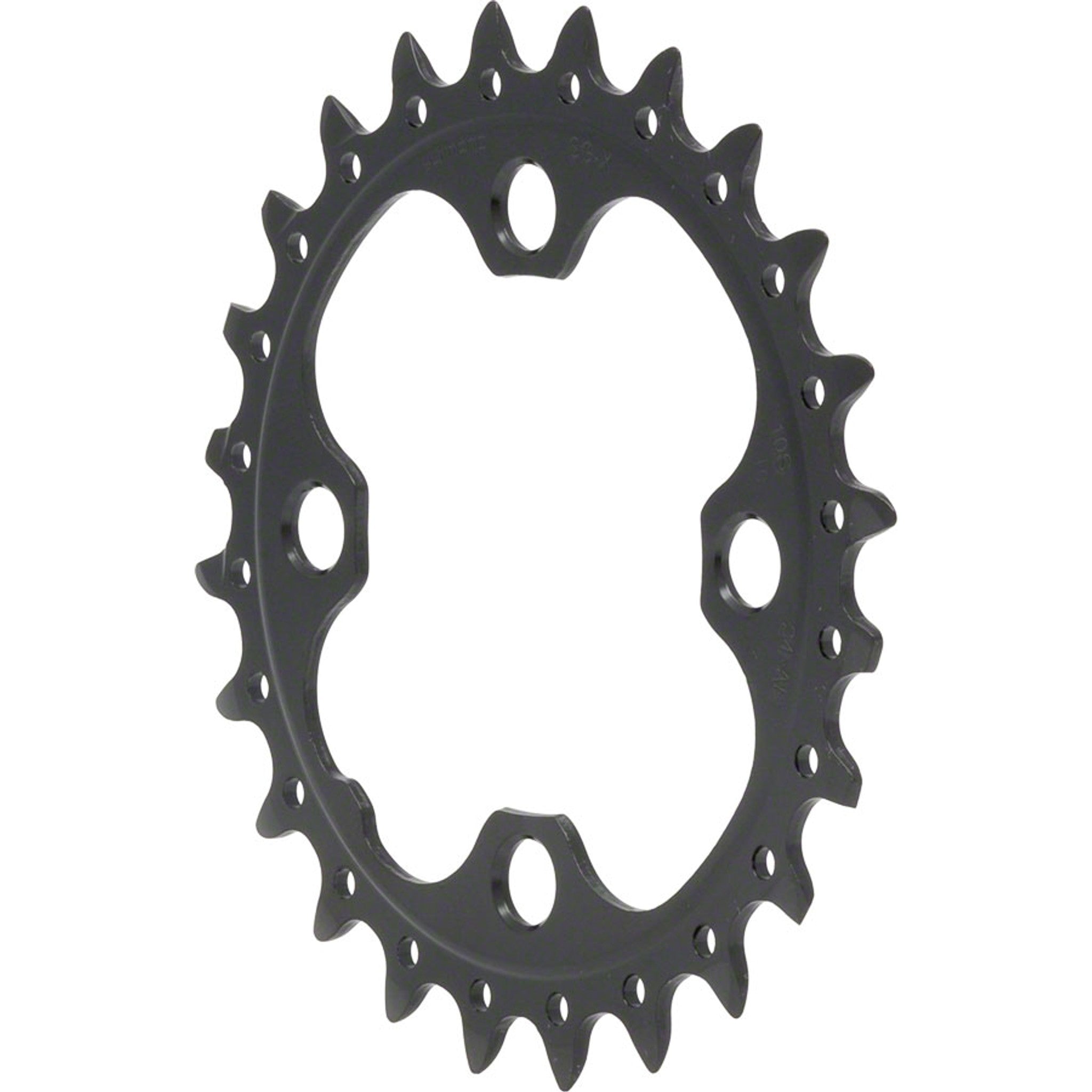 SLX M660-10, LX T671 24t 64mm 10-Speed Inner Chainring Black