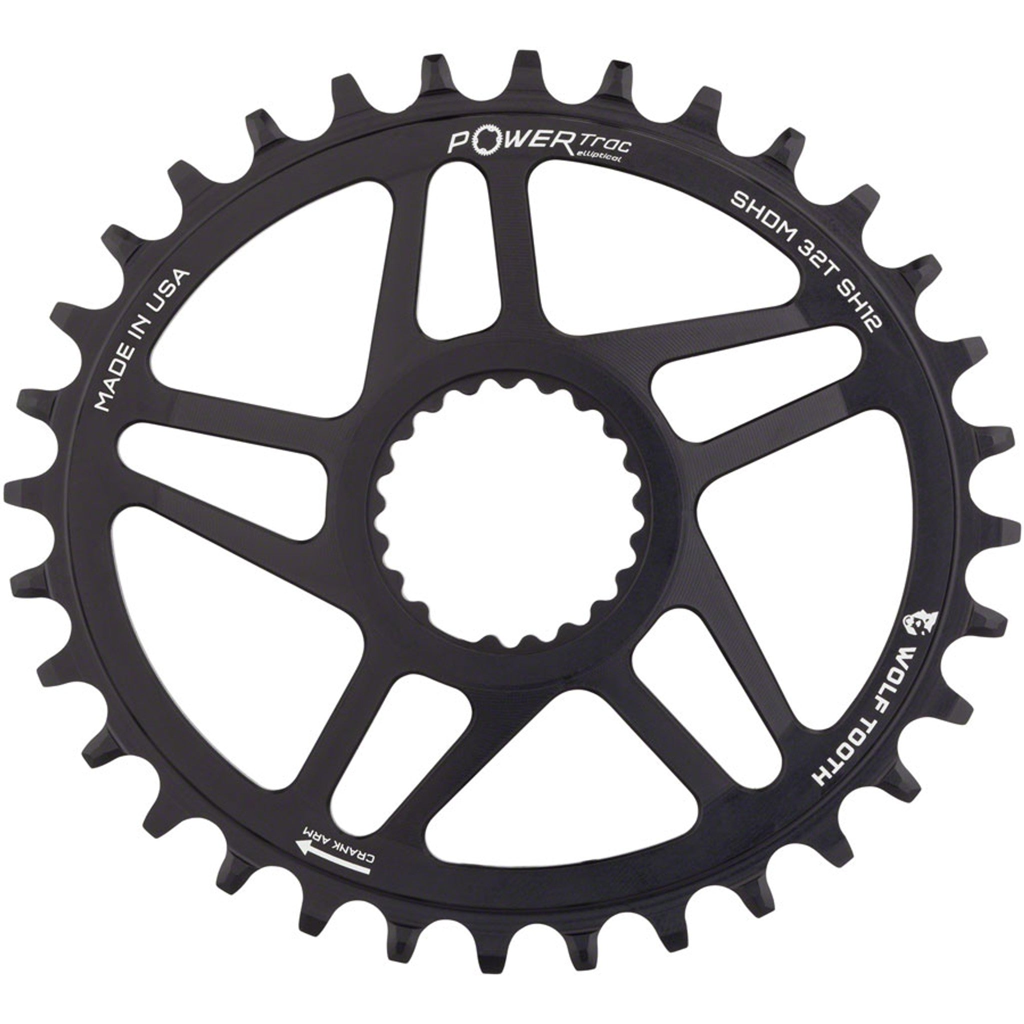 Elliptical Shimano Hyperglide+ Direct Mount Chainrings