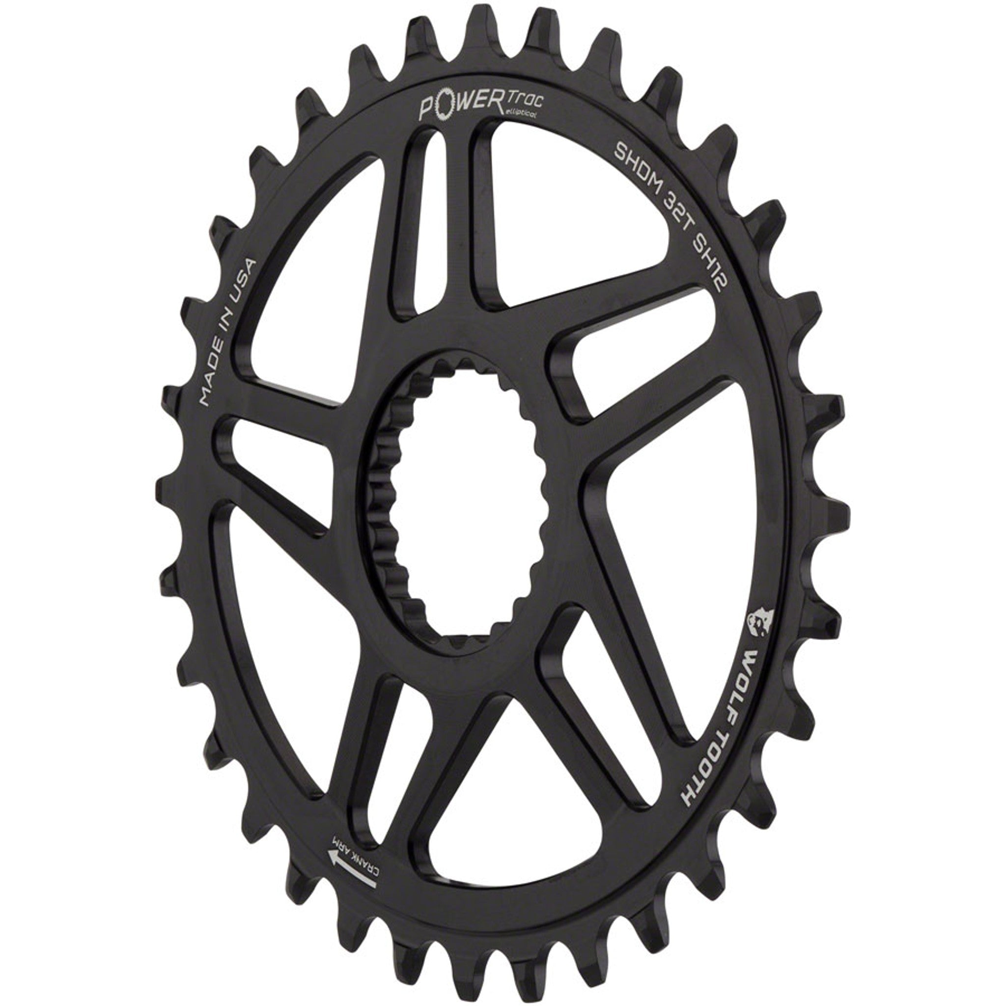Elliptical Shimano Hyperglide+ Direct Mount Chainrings