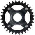 STEPS CR-EM800 Chainring - 32T Without Chainguard, 55mm Chainline, Black