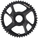 FSA SL-K Advanced Chainring, 1x 46T Tooth Count, Direct Mount Interface, 11-Speed Compatible – Black