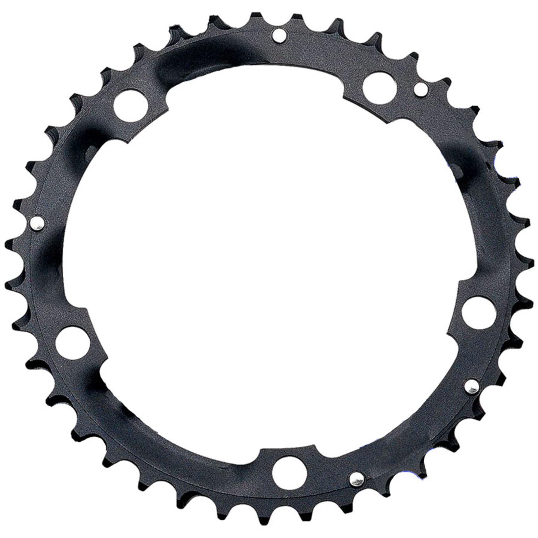 FSA Steel Road Triple Chainring, 1x 39T Tooth Count, 130BCD, 5-Bolt Pattern, 10-Speed Compatible – Black