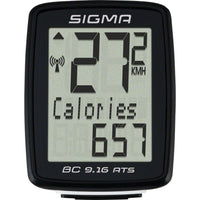 Sigma BC 9.16 ATS Bike Computer - Wireless, Black
