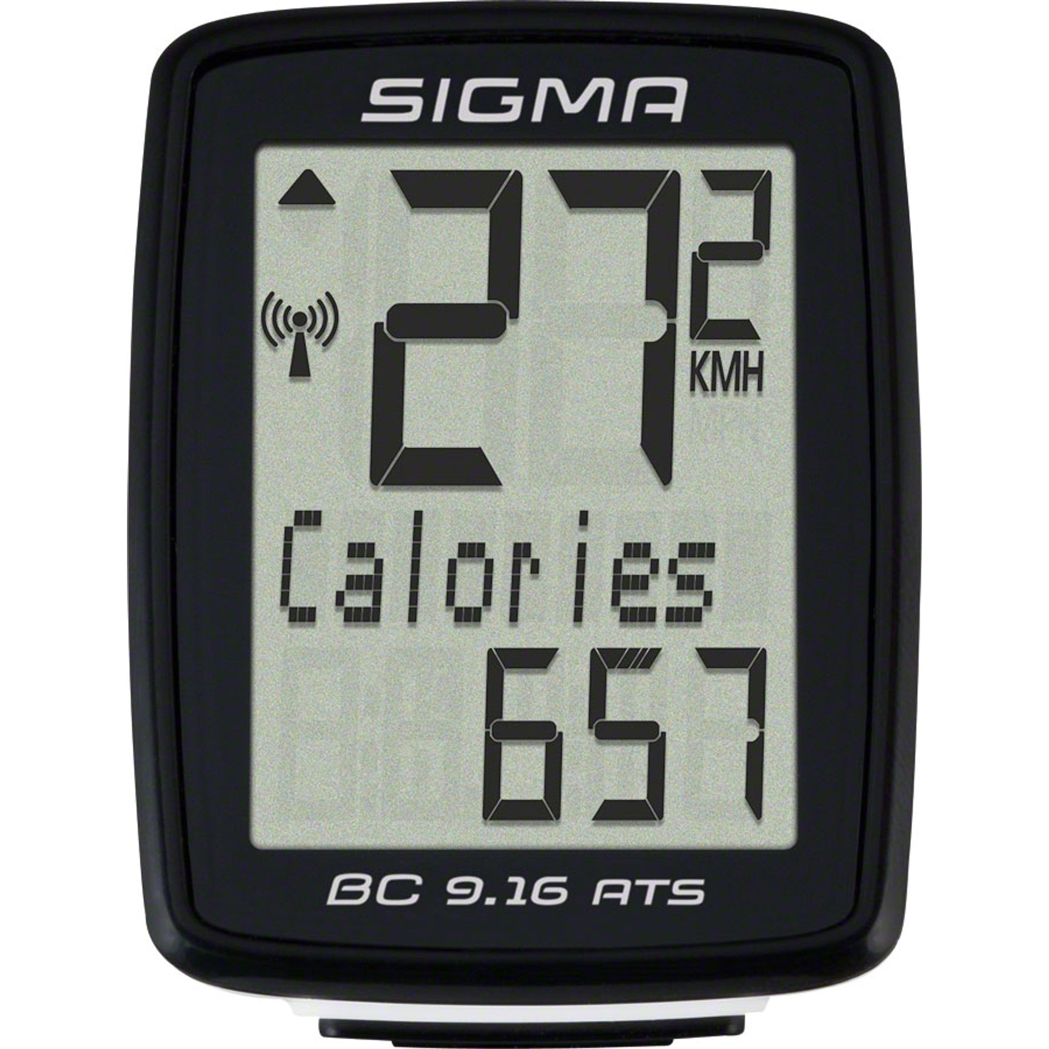 Sigma BC 9.16 ATS Bike Computer - Wireless, Black