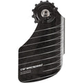 CeramicSpeed OSPW Pulley Wheel Aero Alpha System for Shimano 9250/8150 - Coated Races, Aluminum Pulley, Carbon Cage, Black