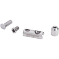 FSA Front Derailleur Adapter, For Super Compact Cranks, Compatible with 48/32 and 46/30 Chainrings – Black
