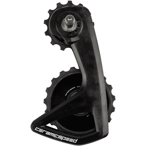 CeramicSpeed OSPW RS Alpha Pulley Wheel System for Shimano 105 7150 - ALPHA Aluminum Pulley, Carbon Cage, Black