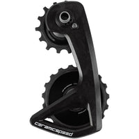CeramicSpeed OSPW RS Alpha Pulley Wheel System for Campagnolo Super Record WRL - ALPHA Aluminum Pulley, Carbon Cage, Black