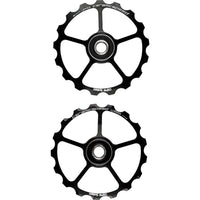 CeramicSpeed Oversized Pulley Wheels - 17 tooth, Alloy Wheels, Black