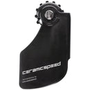 CeramicSpeed OSPW Pulley Wheel Aero System for Shimano 9100/9150 and 8000 SS/8050 SS - Coated Races, Alloy Pulley, Carbon Cage, Black