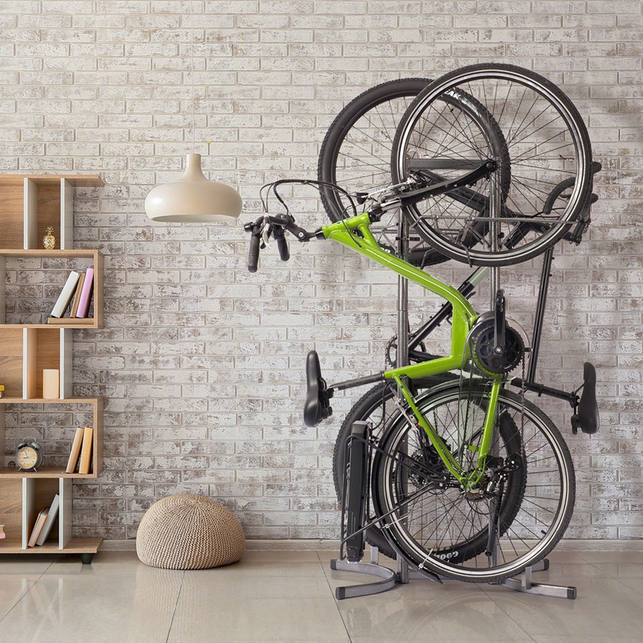 Heavy Duty 2-Bike Upright Stand