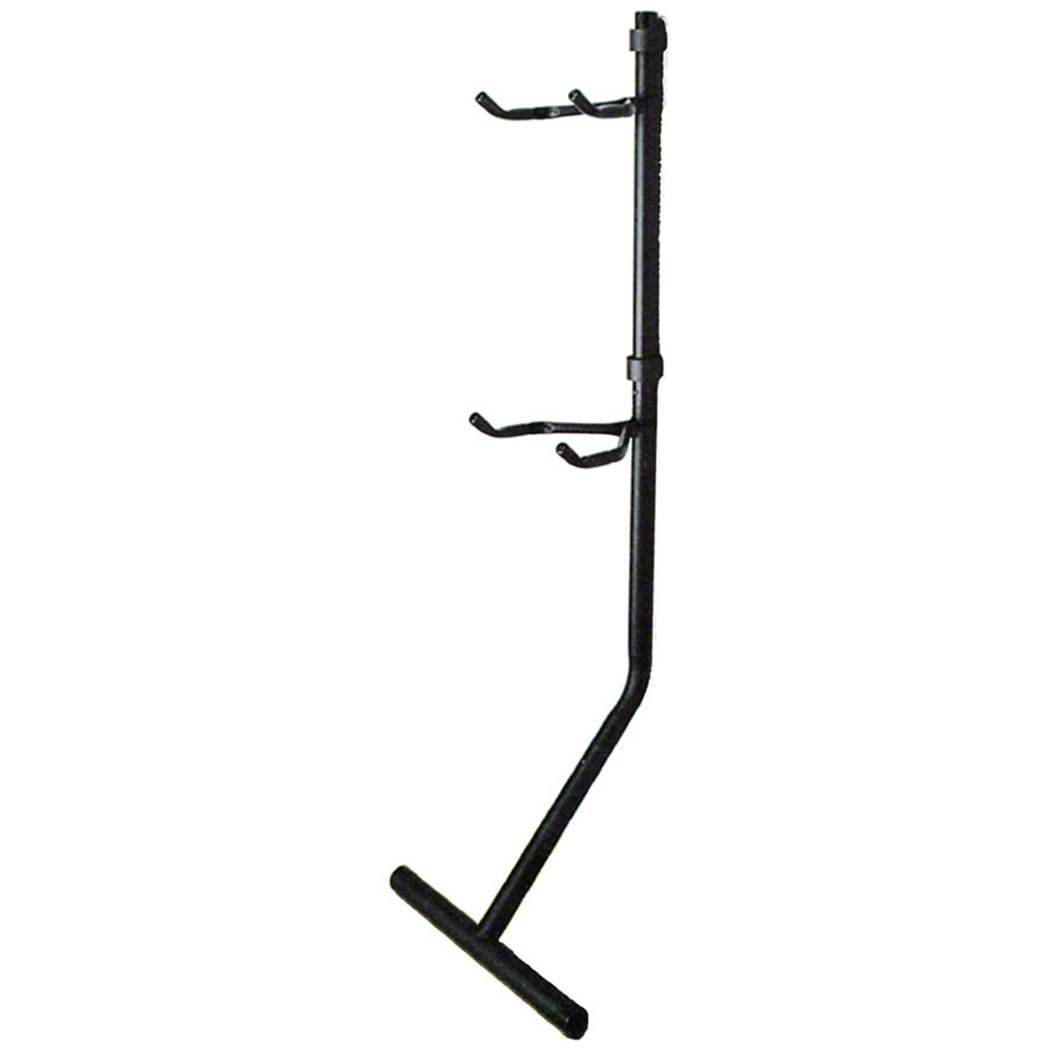 Saris Bike Bunk Display Rack: 2 Bike, Black