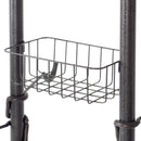 4-Bike Free Standing Rack With Basket