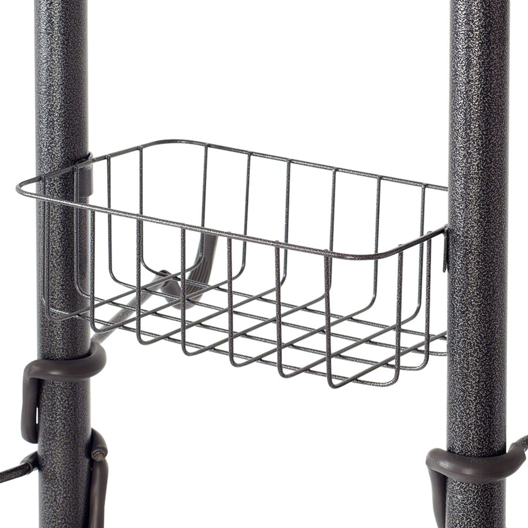 4-Bike Free Standing Rack With Basket