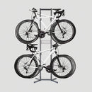 4-Bike Free Standing Rack With Basket
