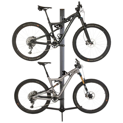 Velo Cache Display Stand - 2-Bike, Free-Standing, Black