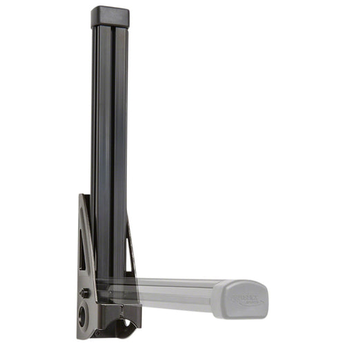 Wall Post Display Stand - 1-Bike, Wall Mounted, Folding, Black