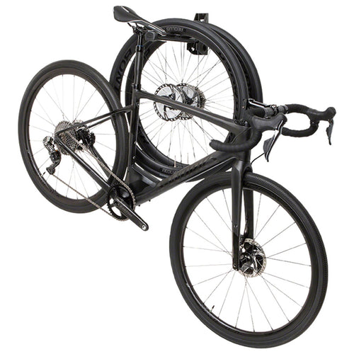 Wall Post Display Stand - 1-Bike, Wall Mounted, Folding, Black