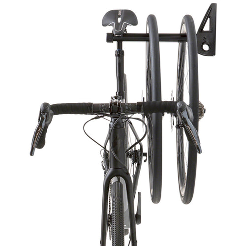 Wall Post Display Stand - 1-Bike, Wall Mounted, Folding, Black