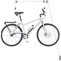 Delta Deluxe Ceiling Hoist Bike Storage Rack  -  1-Bike, Utility Straps Included