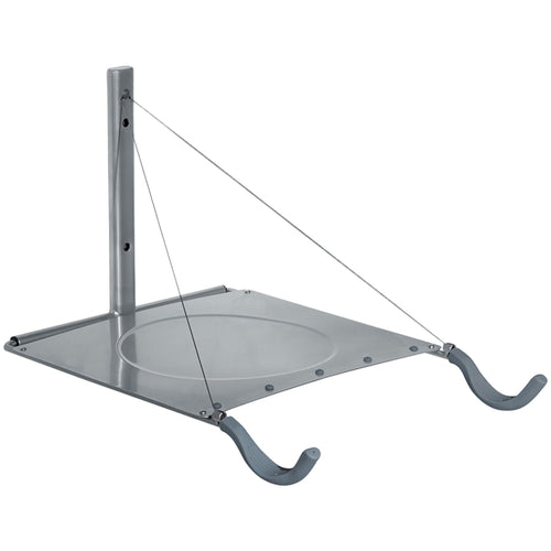 Delta Single Bike Wall Mount Rack with Shelf: Holds One Bike