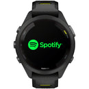 Forerunner 265S GPS Smartwatch - 42mm, Black Bezel and Case, Black/Amp Yellow Silicone Band