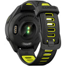 Forerunner 265S GPS Smartwatch - 42mm, Black Bezel and Case, Black/Amp Yellow Silicone Band