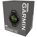 Forerunner 265S GPS Smartwatch - 42mm, Black Bezel and Case, Black/Amp Yellow Silicone Band