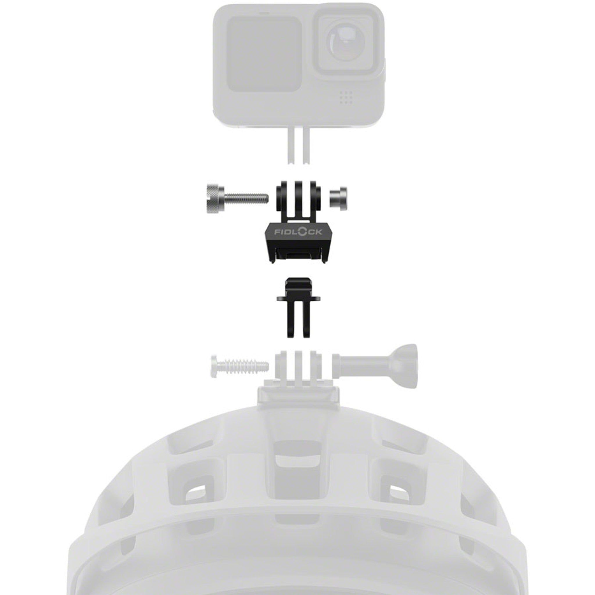 Pinclip Action Cam Mount Set - Black