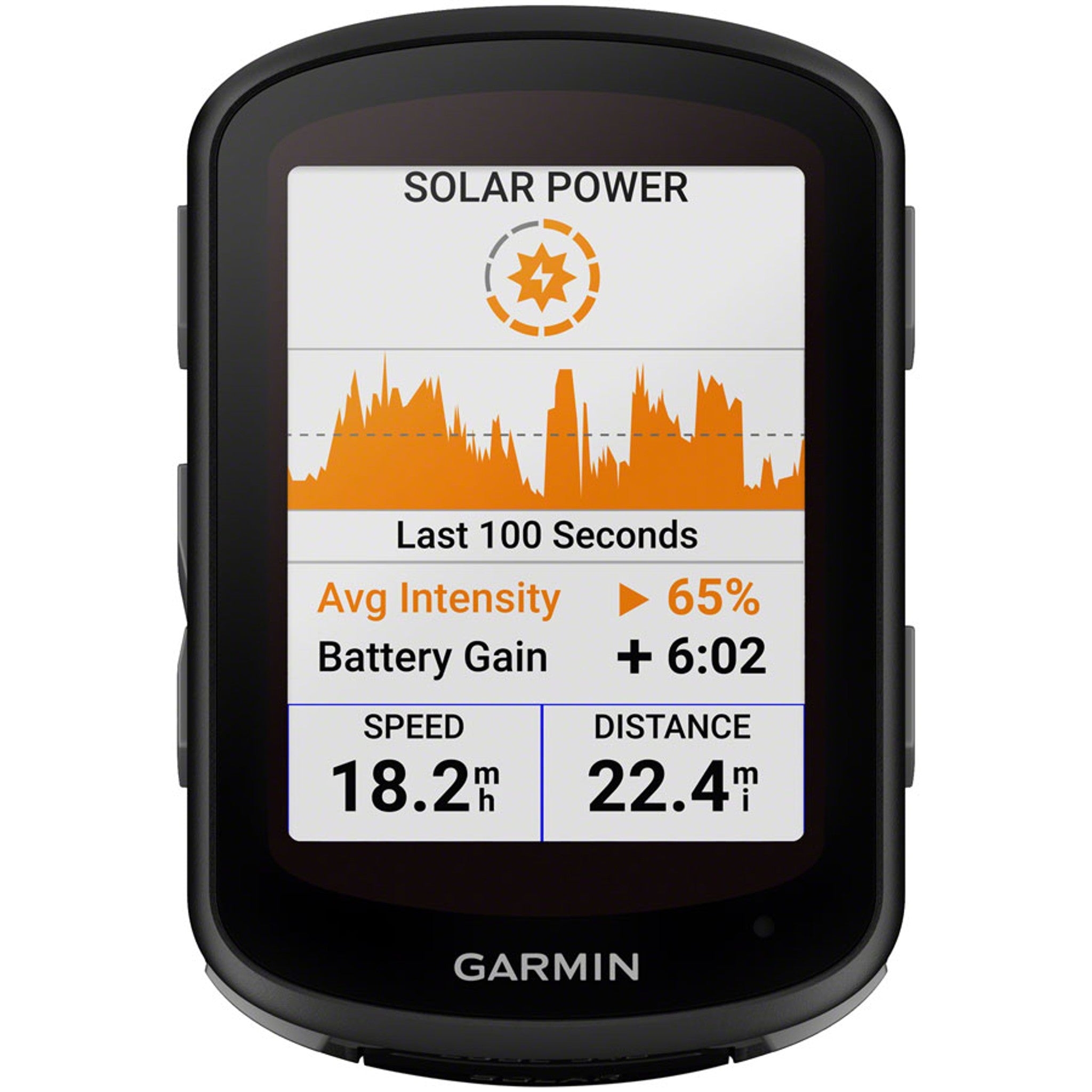 Edge 540 Solar Bike Computer - GPS, Wireless, Black