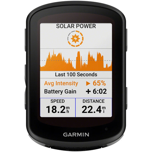 Edge 540 Solar Bike Computer - GPS, Wireless, Black