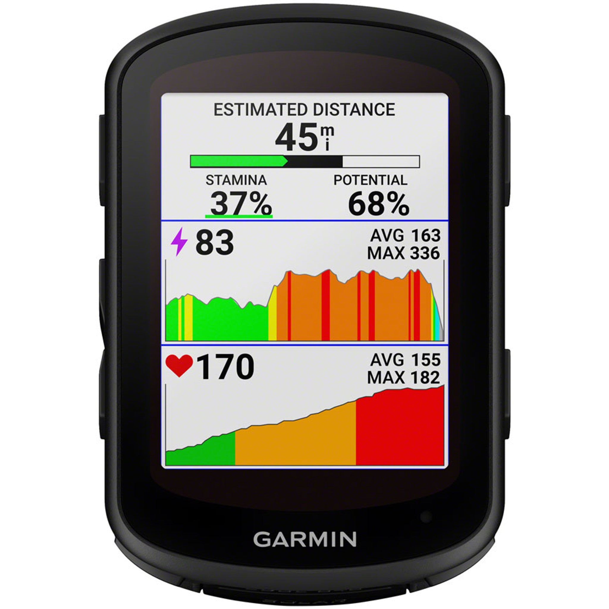 Garmin Edge 840 Solar Bike Computer - GPS, Wireless, Black
