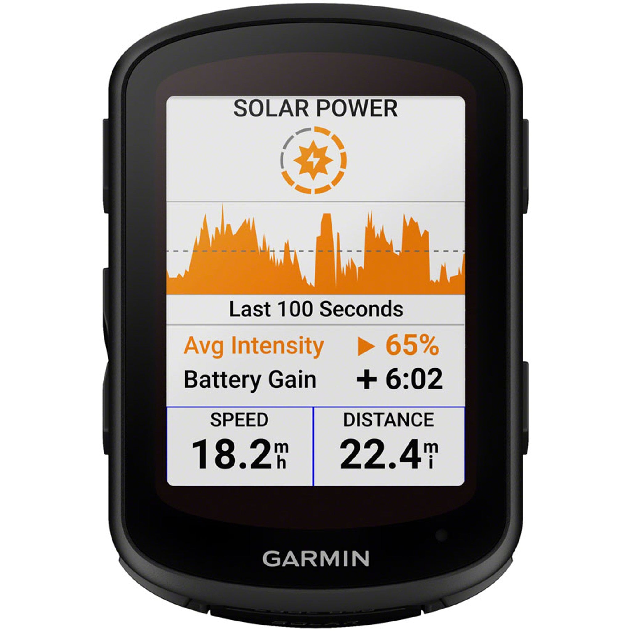 Garmin Edge 840 Solar Bike Computer - GPS, Wireless, Black