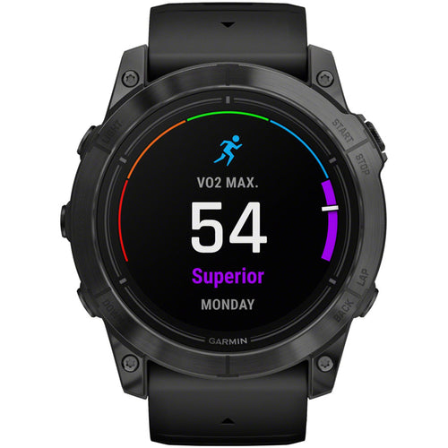 epix Pro Gen 2 Smartwatch - 51mm, Slate Gray Case, Black Band