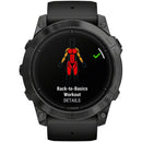epix Pro Gen 2 Smartwatch - 51mm, Slate Gray Case, Black Band